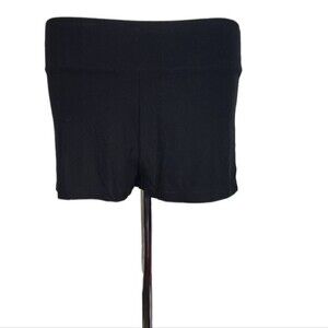 Derek Heart Black Casual White Stripe Shorts M